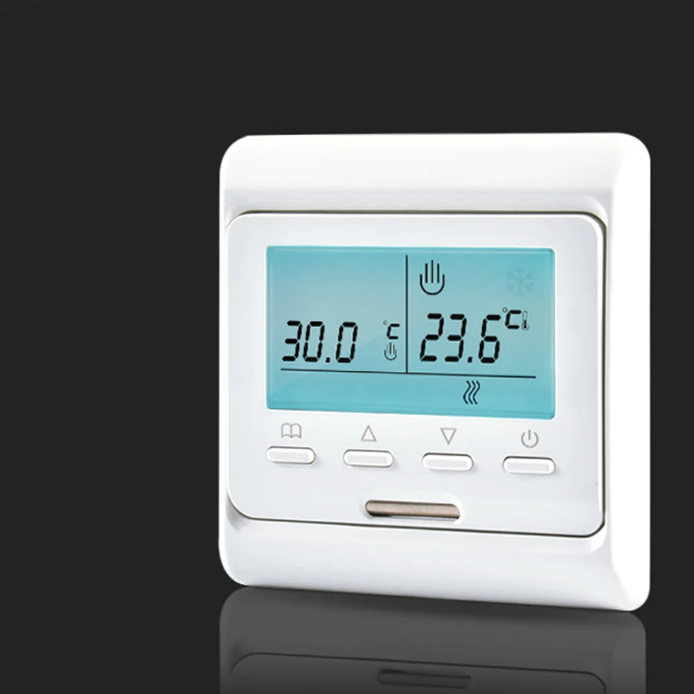 

LCD Programmable Electric Digital Floor Heating Thermostat Warm Floor Controller V706h-16a High Reliability Anti-Jamming