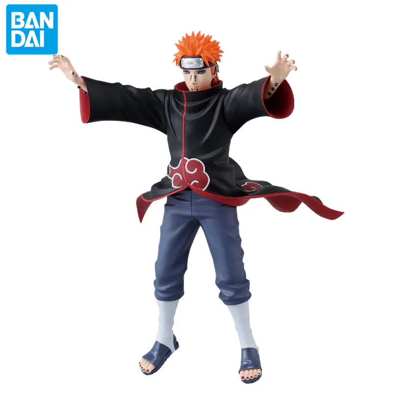 Bandai Genuine Anime Naruto Shippuden Akatsuki Organization Tendo Payne VIBRATION STARS Figure Model 17cm PVC Toy Gift Doll