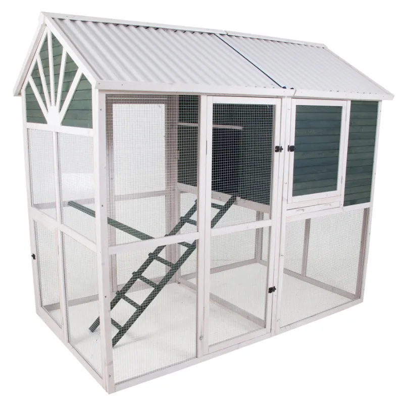 

Chicken cage Outdoor double rabbit cage Rabbit nest Luxury rabbit villa Wooden chicken nest Chicken shed Pigeon nest Pigeon shed