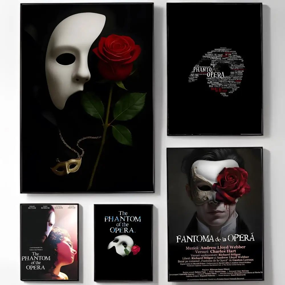 1 قطعة T-The فانتوم أو أوبيرا ملصق ملصق فني عالي الوضوح ملصق ذاتي اللصق مقاوم للماء ديكور المنزل