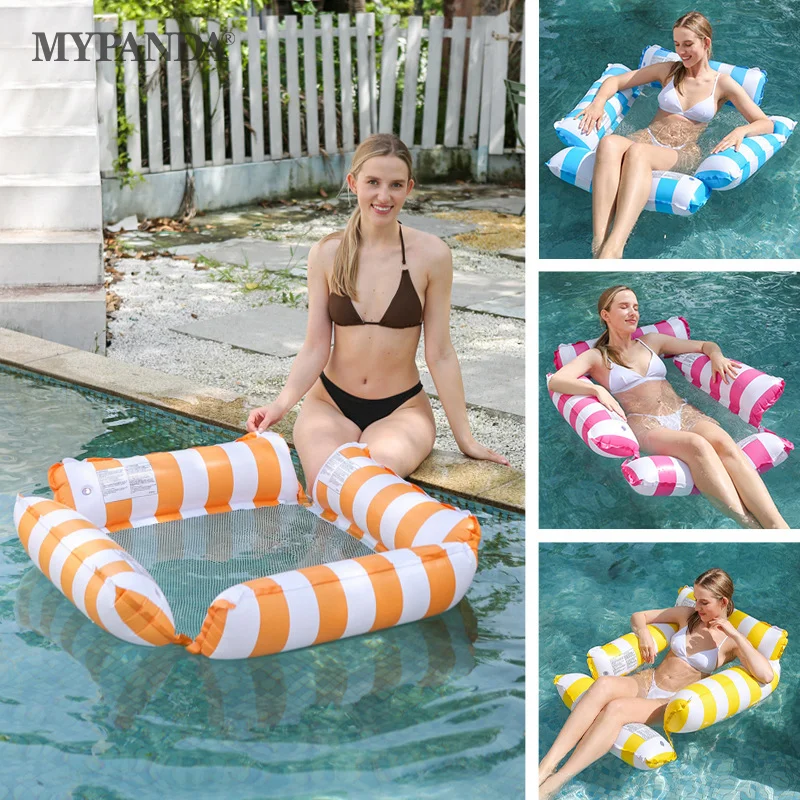 

1PC Float Mat Pool Toys Inflatable Mattresses Water Swimming Pool Parts Hammock Lounge Chairs Pool Float Water Sports Toys