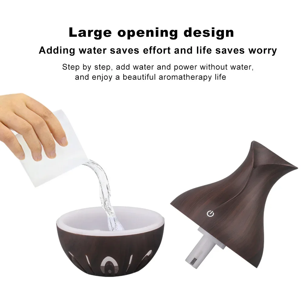 Мини-увлажнитель воздуха USB Аромадиффузор Светодиодный ночник Диффузор эфирного масла Ароматерапия Домашний ультразвуковой диффузор Воздушный диффузор