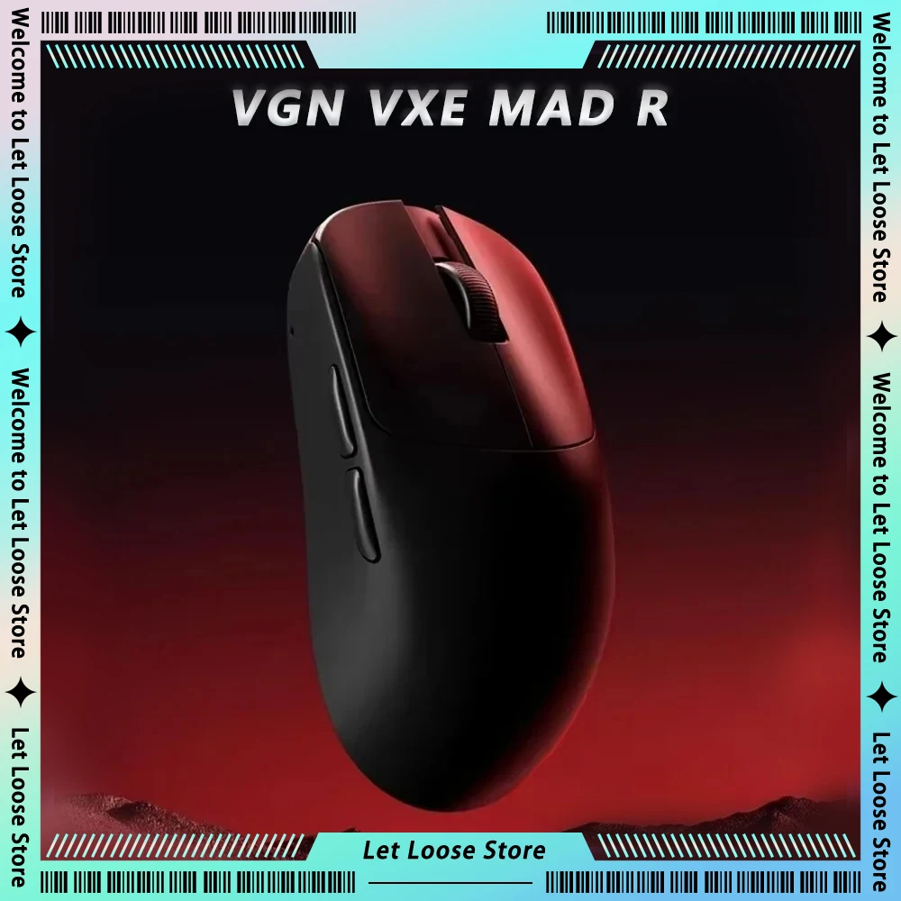 VGN VXE MAD R MAJOR Gaming Mouse  8K  PAW3950 Sensor FPS Wireless Mouse Light Weight Low Latency 36g Customize PC Gamer E-sports