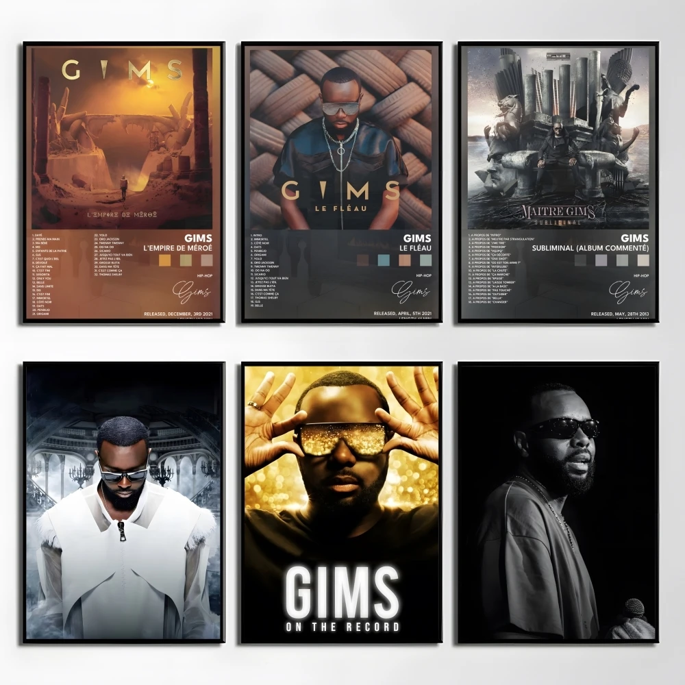 

Rapper Singer G-GIMS Poster Elegant And Affordable Wall Art Stickers For Dormitory Living Room And Bedroom Spaces