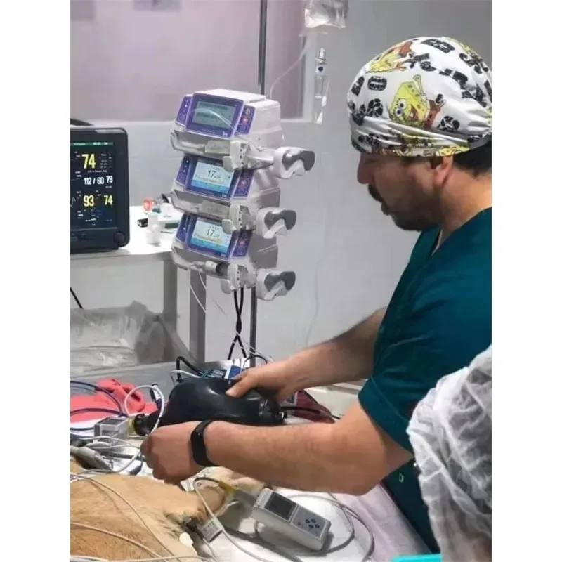 Portable Channel Vet  Bomba De Infuse Animal Clinic TCI PCA Single  Infusioned Pump 12 languages