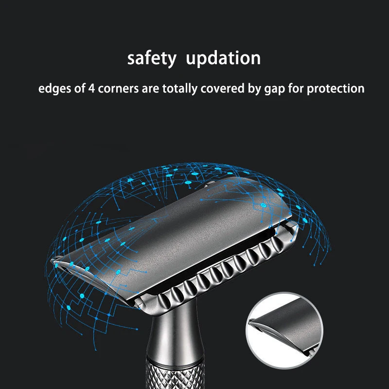 Baili Double Edge Safety Razor Men Shaving Metal Manual Shaver