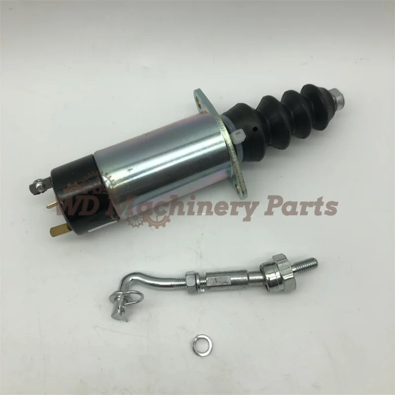 1502 Series Fuel Shut off Solenoid Stop Solenoid 1502-12D6U2B2S2A for Woodward Diesel Engine 12V