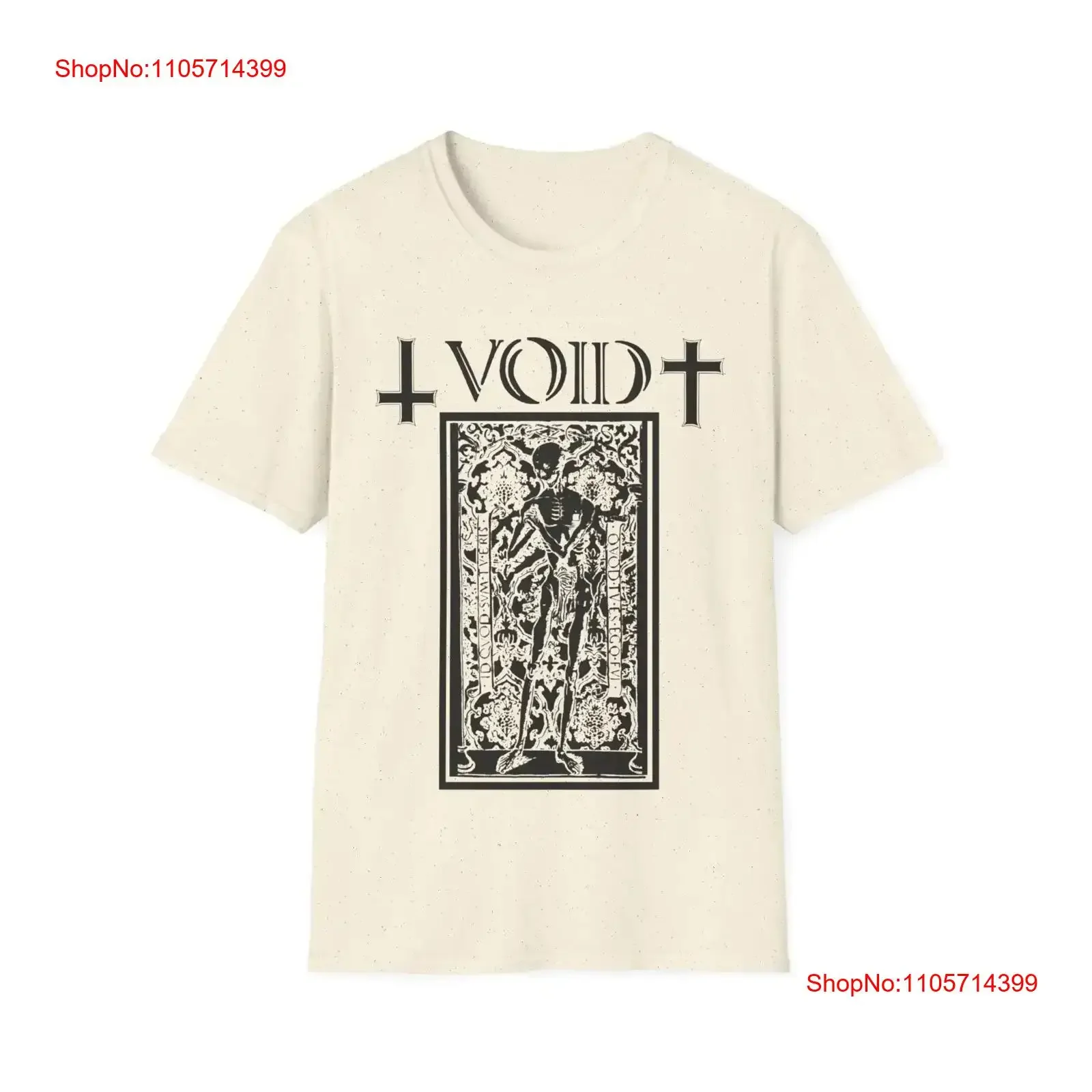 Void Columns with Crosses colors Softstyle T Shirt vintage Washed fashion Stretched designer clothes Stylish vintage Washed