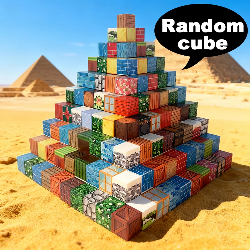 Blocos de construção magnéticos empilhamento conjunto haste sensorial educação brinquedo para meu mundo crianças meninos menina diy ímã cubo presente