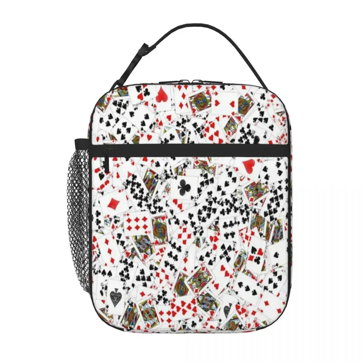 Hot Sale Playing Cards Soft Touch Food Cooler Bag Cruise Travel Picnic Lunch Bag