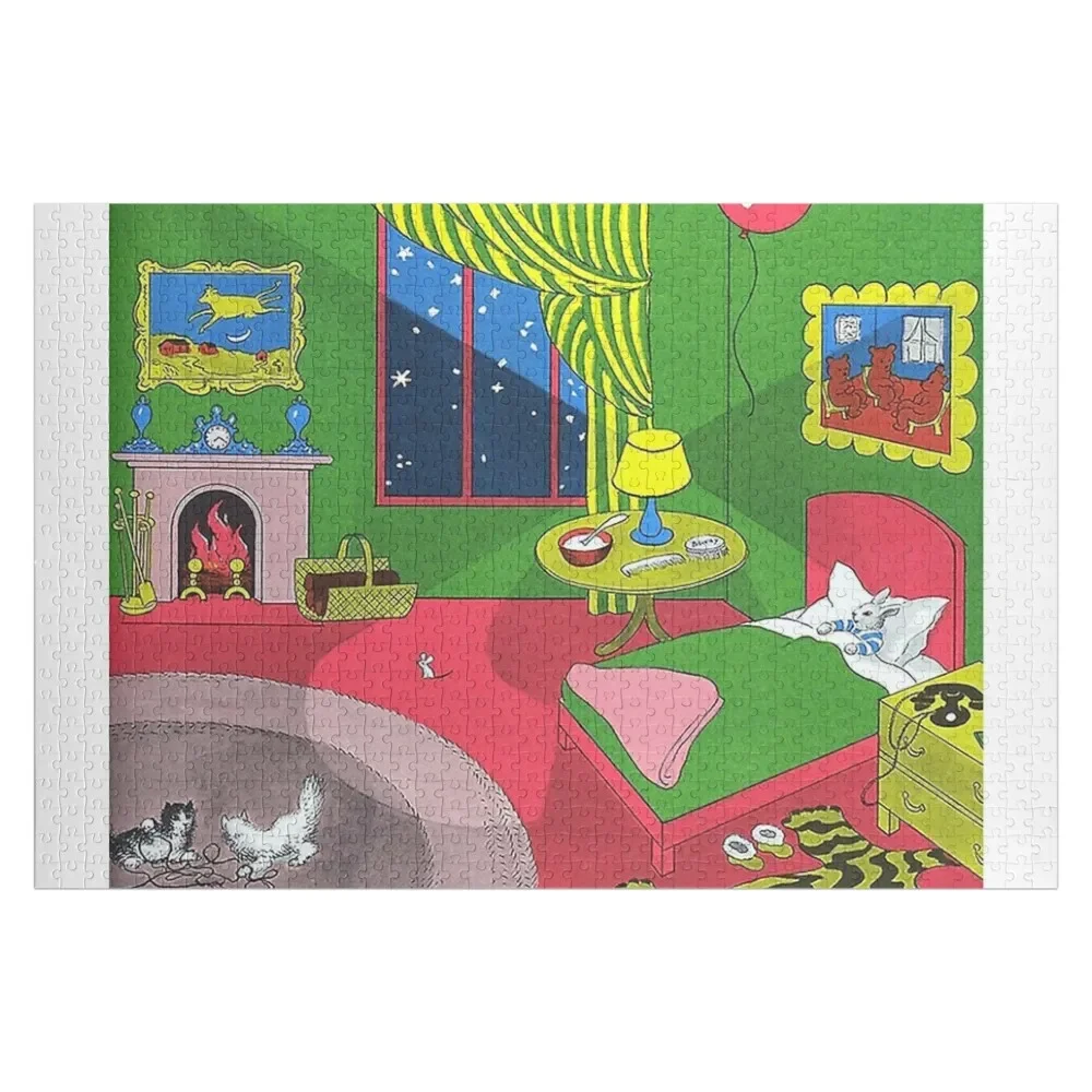 goodnight moon Jigsaw Puzzle Iq Wooden Compositions For Children Customized Photo Puzzle