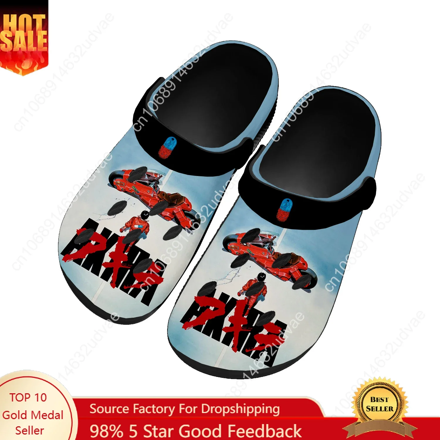 

Akira Water Shoes Mens Womens Comfortable Fashion Home Garden Clogs Customizd Sandals Beach Breathable Hole Slippers