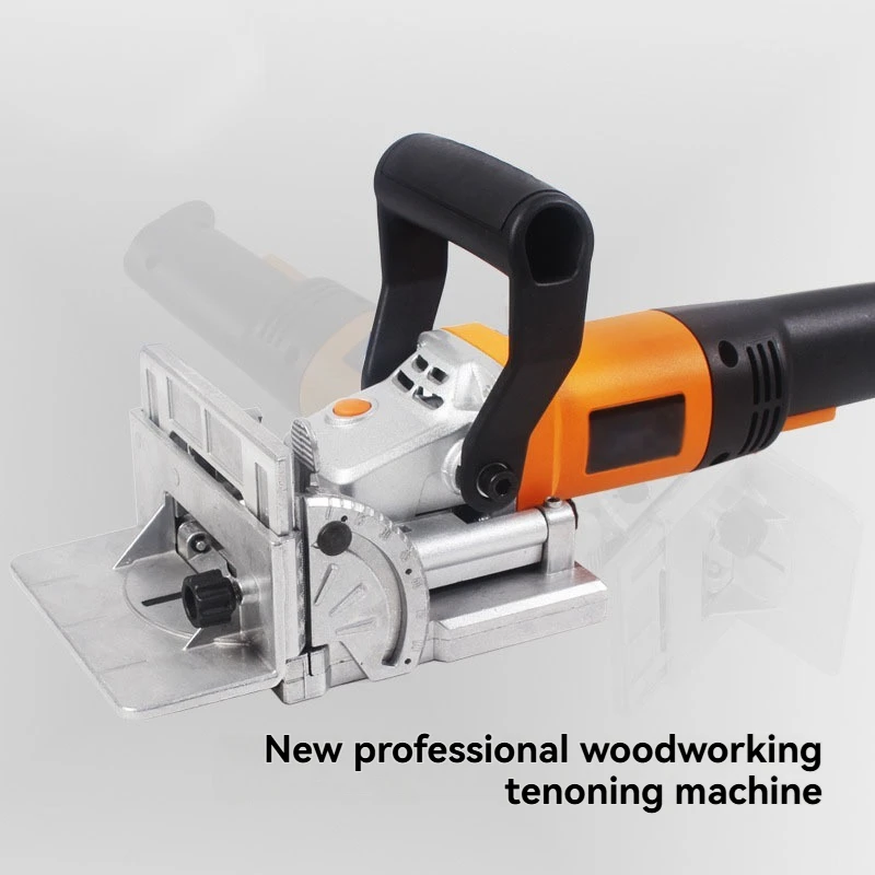 Woodworking Tenoner Machine 220V 760W Multi Adjustable Depth Height 0-90° 6T Saw Blade