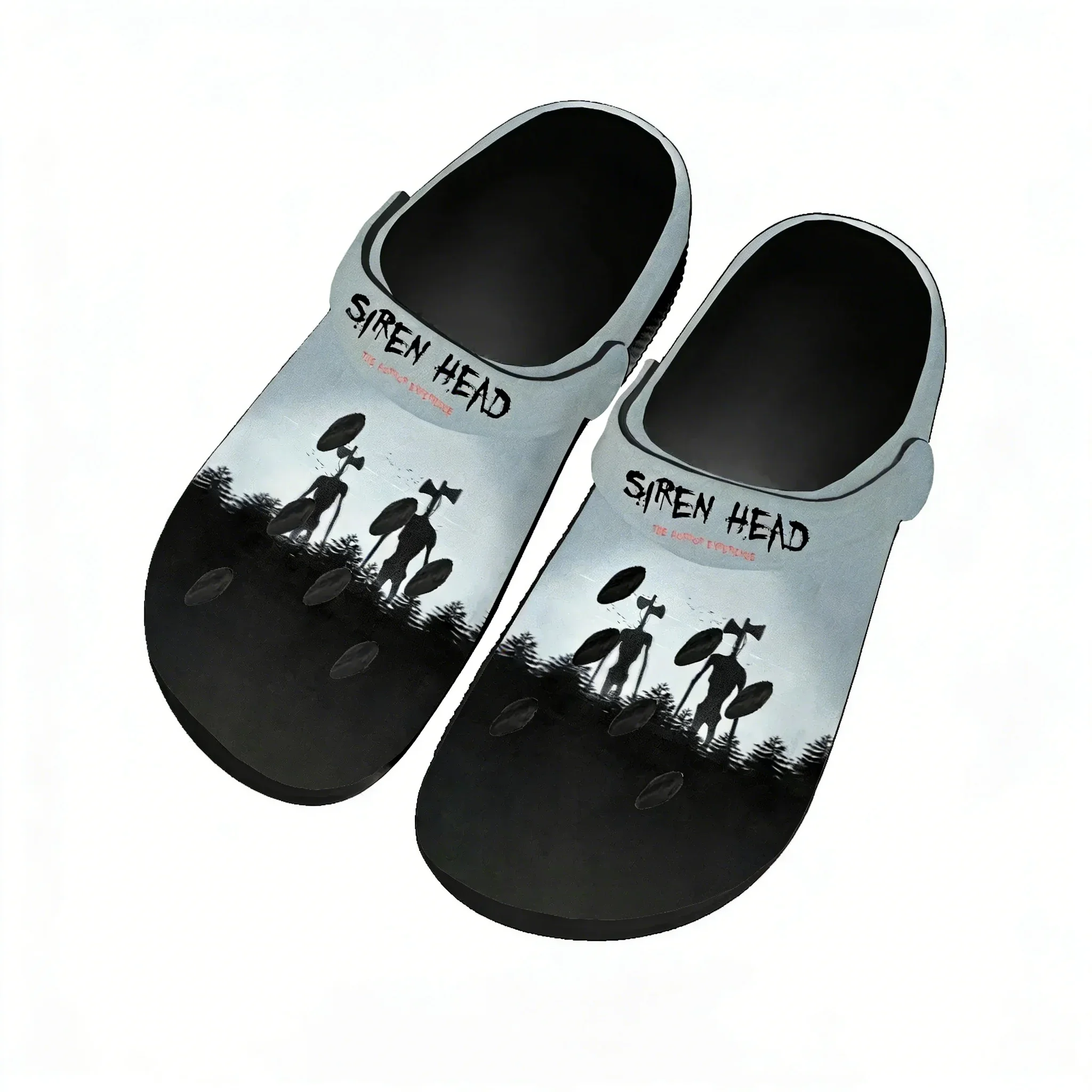 Siren Head Water Shoes Men Women Teenager Comfortable Home Garden Clogs Custom Sandals Beach Breathable Hole Slippers