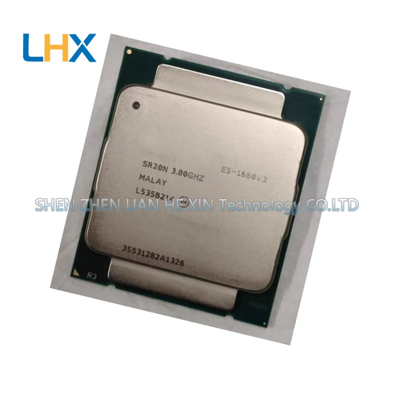 

Процессор E5 1660v3, 8 ядер, 16 потоков, частота 3.0 ГГц, тактовая частота 3.5 ГГц