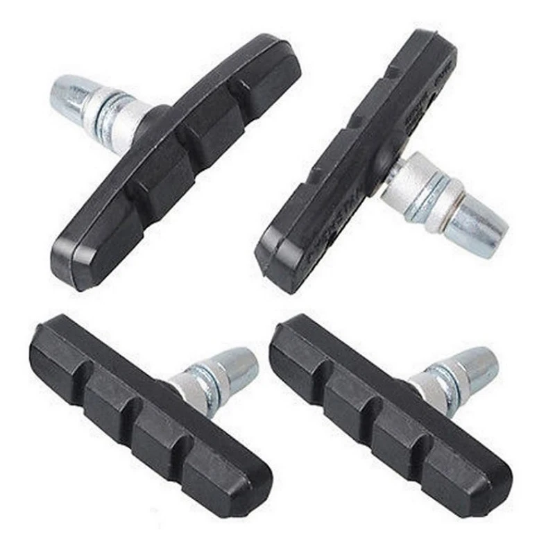 Durevole bicicletta Silent Brake Pad MTB Mountain Bike Brake Blocks gomma bicicletta V-brake Holder pastiglie per scarpe accessori per ciclismo