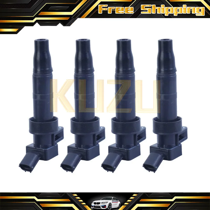 

4PCS Ignition Coils 27300-3F100 273003F100 For Hyundai Genesis 2008-2016 4.6L Equus 2010-2015 5.0L