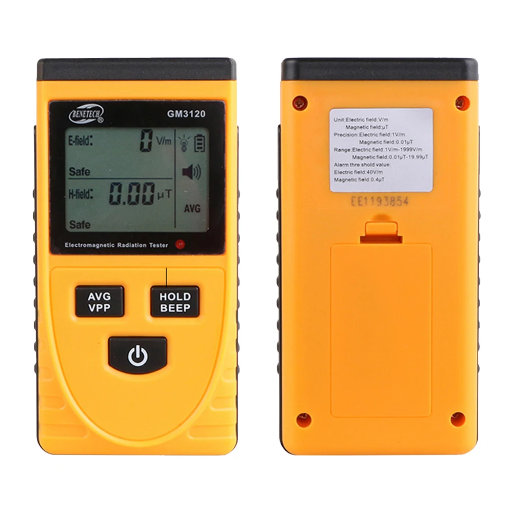 Beneech-detector de radiación de campo electromagnético, dosímetro de radiación electromagnética, medidor Emf, dosímetro de emisión