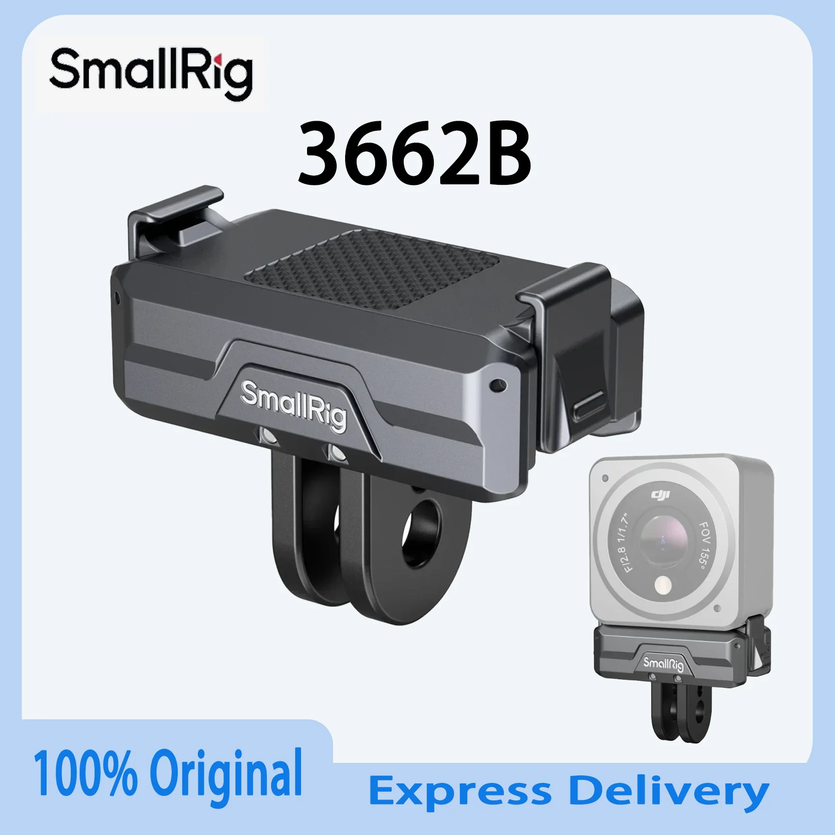Original SmallRig 3662B Magnetic Quick Release Mount Adapter For DJI Osmo Action 5 Pro 4 3 Camera Accessories
