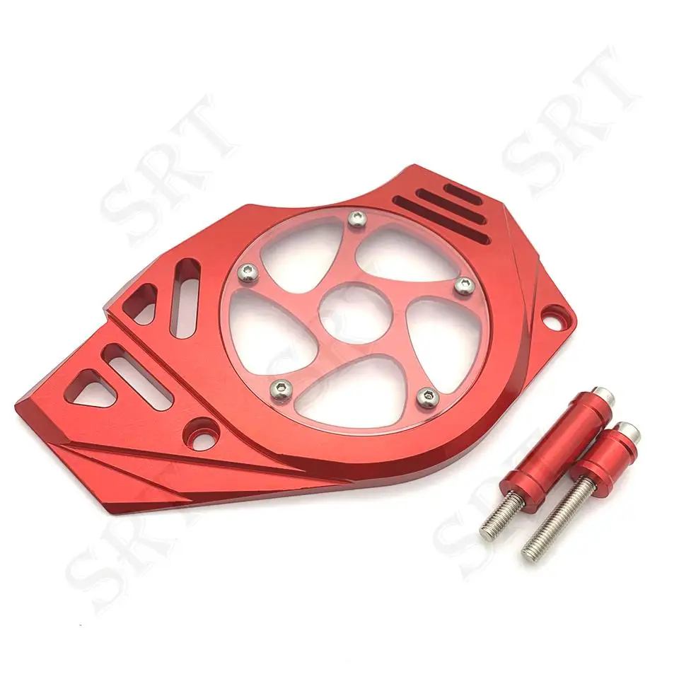 Cocok untuk Kawasaki Ninja 650R ER4F ER6F 2006-2016 Aksesori Motor Penutup Dekoratif Pelindung Rantai Sproket Depan