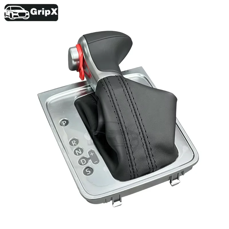 DSG Lever with Leather Boot Cover Automatic DSG Gear Shift Knob Assembly For VW Passat B6 2005 2006 2007 2008 2009 2010 2011
