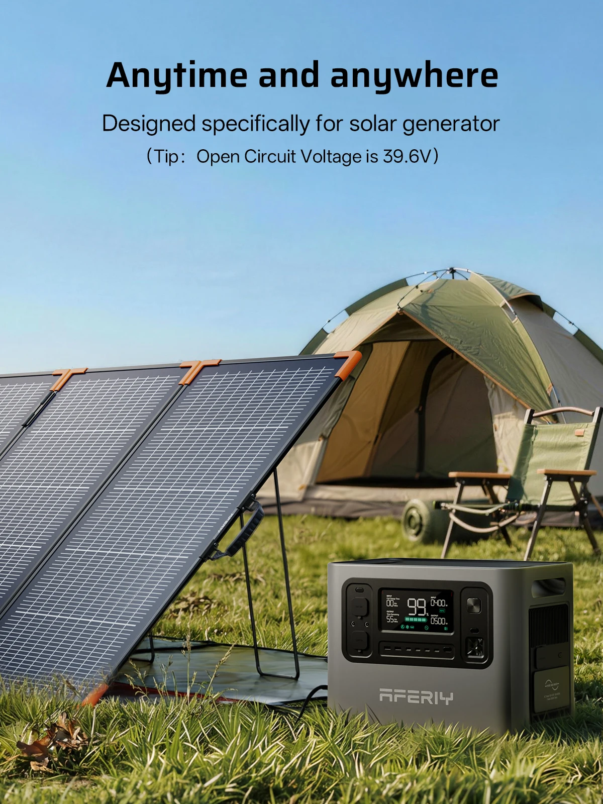 Designed Specifically For Solar Generator IP67 Waterproof Portable Solar Panel Monocrystalline Silicon Foldable Solar Panels