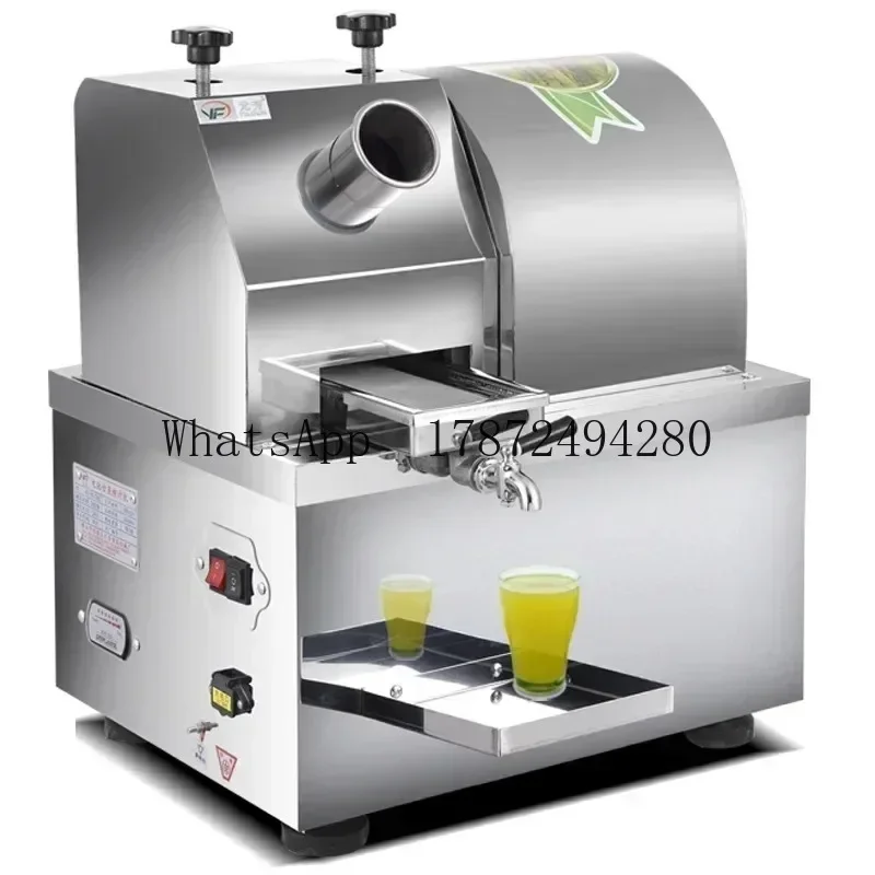 

[2026] Hot Sale NEW Sugar Cane Juicer Desktop Electric Battery Stainless Steel Sugarcane Juicer Press Machine Juicer Extractor