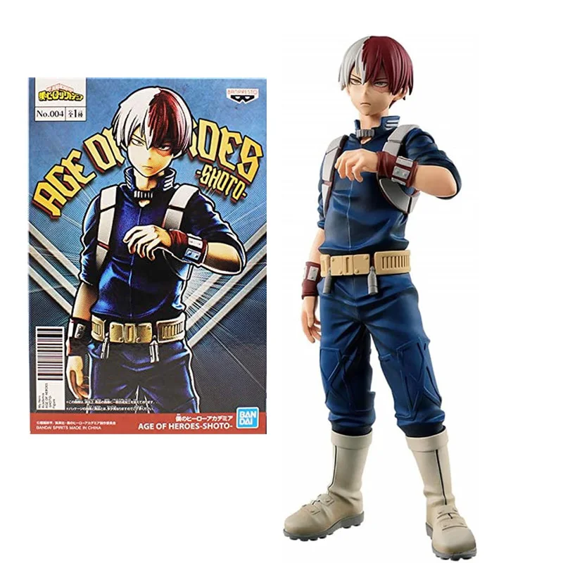 

In Stock Original Bandai My Hero Academia Full Series Animation Action Doll Toys Model Collection Ornament Holiday Gifts Boys