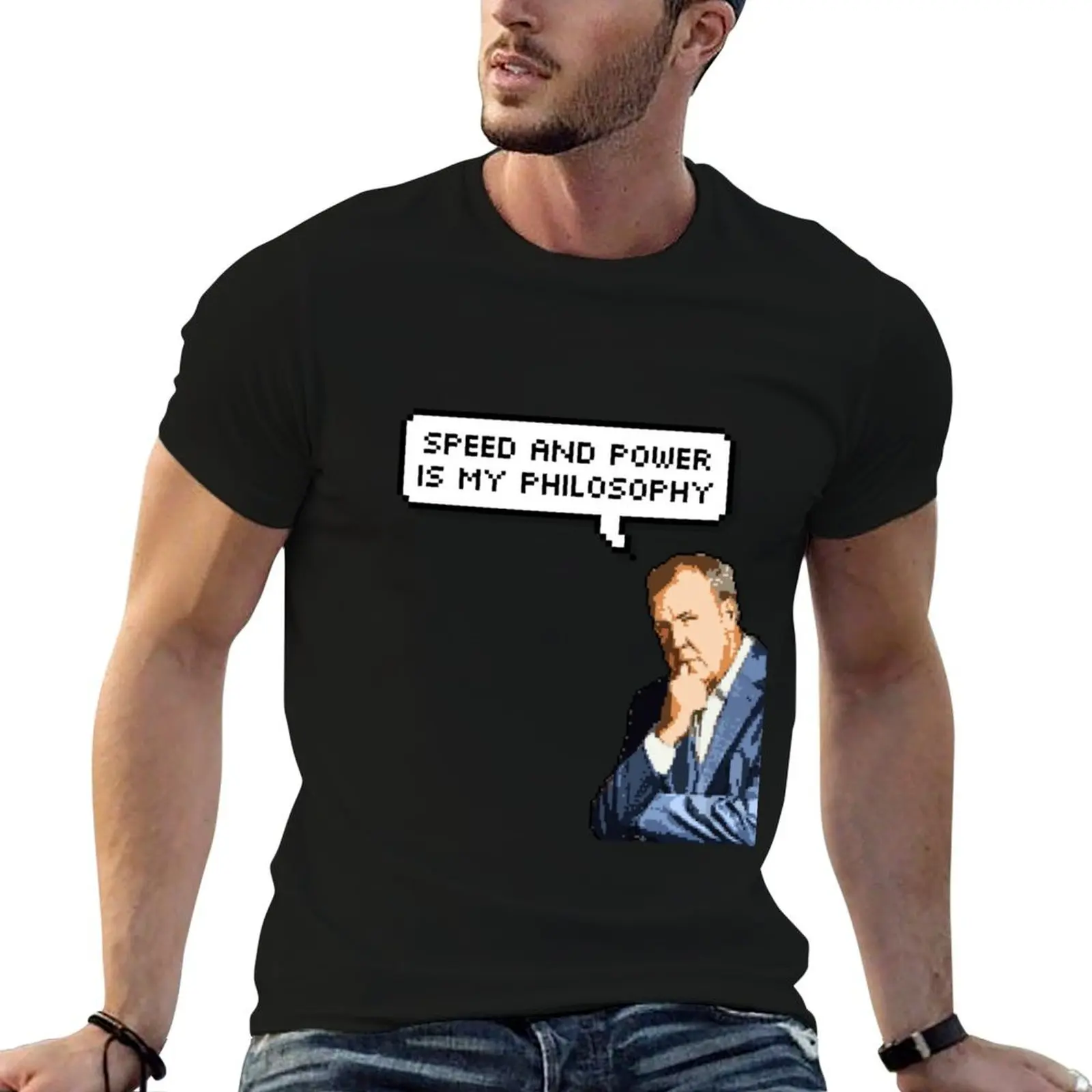 Clarkson Speed and Power 8 bit T-Shirt Work Duty Casual T-Shirt