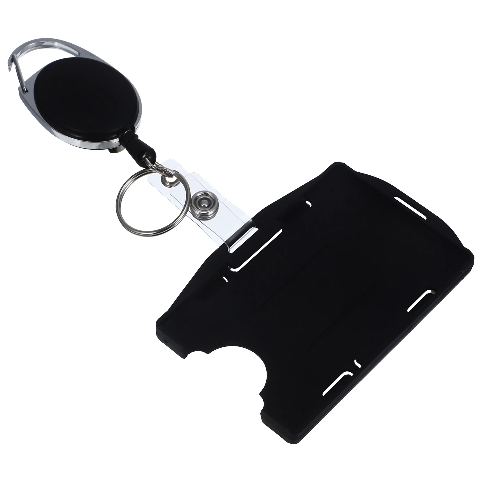 

ID Card Holder Vertical Name Badge Frames Clear Pin Badges Sleeve Tag Office Card Sleeves Work Cards Cover Waterproof