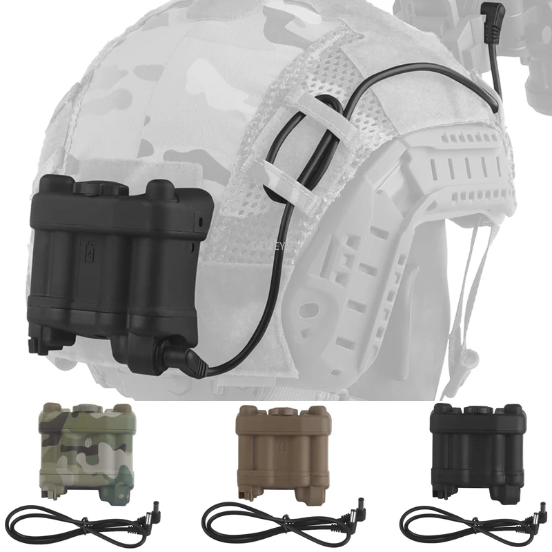 AN / PVS 31 علبة البطارية لا وظيفة التكتيكية NVG دمية نموذج لخوذة الادسنس NVG جبل الملحقات الدعائم الزخرفية #1