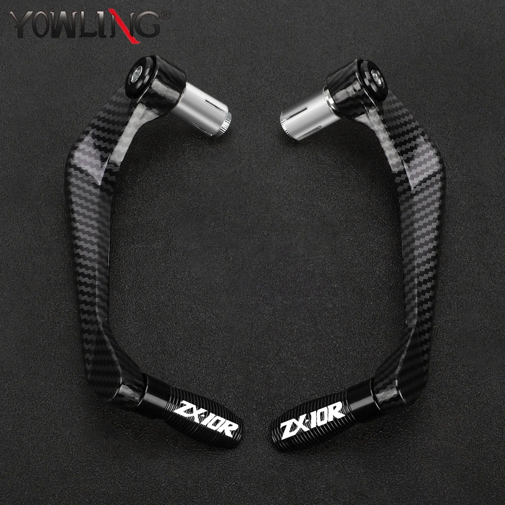 

Handlebar Grips CNC For Kawasaki NINJA ZX-10R ZX10R ZX10RR ALL YEARS Handle Bar Brake Clutch Levers Handguards Guard Protector