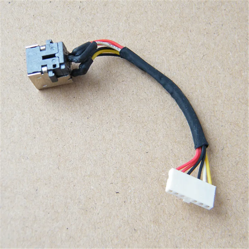 DC IN Jack for Dell Latitude E6220 (6017B0304501) P/N: 5PPT1, Power Socket Harness Port Connector with Wire Cable