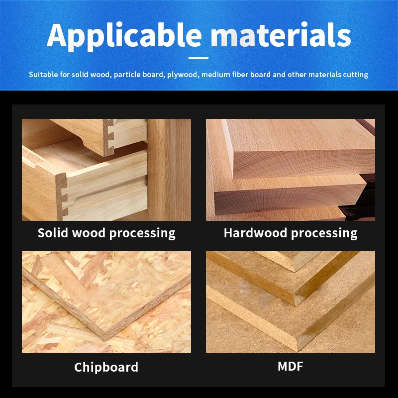 HUHAO Woodworking Router Bit Compound Spiral Router Bit Engraving Slotting and Trimming Straight Sprial Milling Cutter