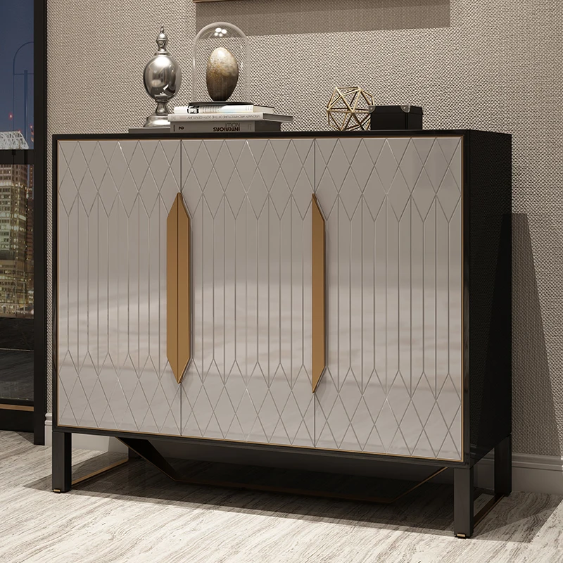 Saint Latin Shoe Cabinet Light Luxury Home American Solid Wood Entrance Cabinet Modern Foyer Muebles Para Hogar Furniture Home