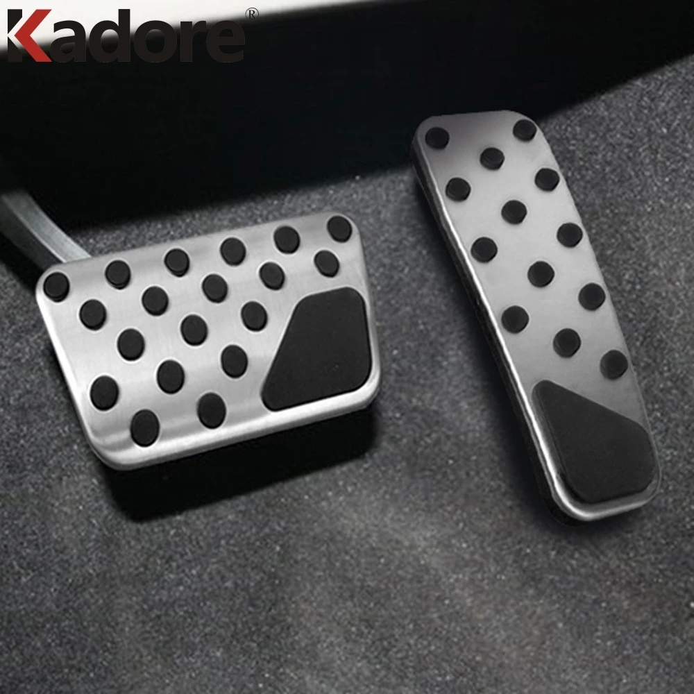 For Dodge Challenger Charger Chrysler 300 2009-2022 Stainless Steel Fuel Brake Foot Rest Pedal Pad AT Clutch Cover accessories