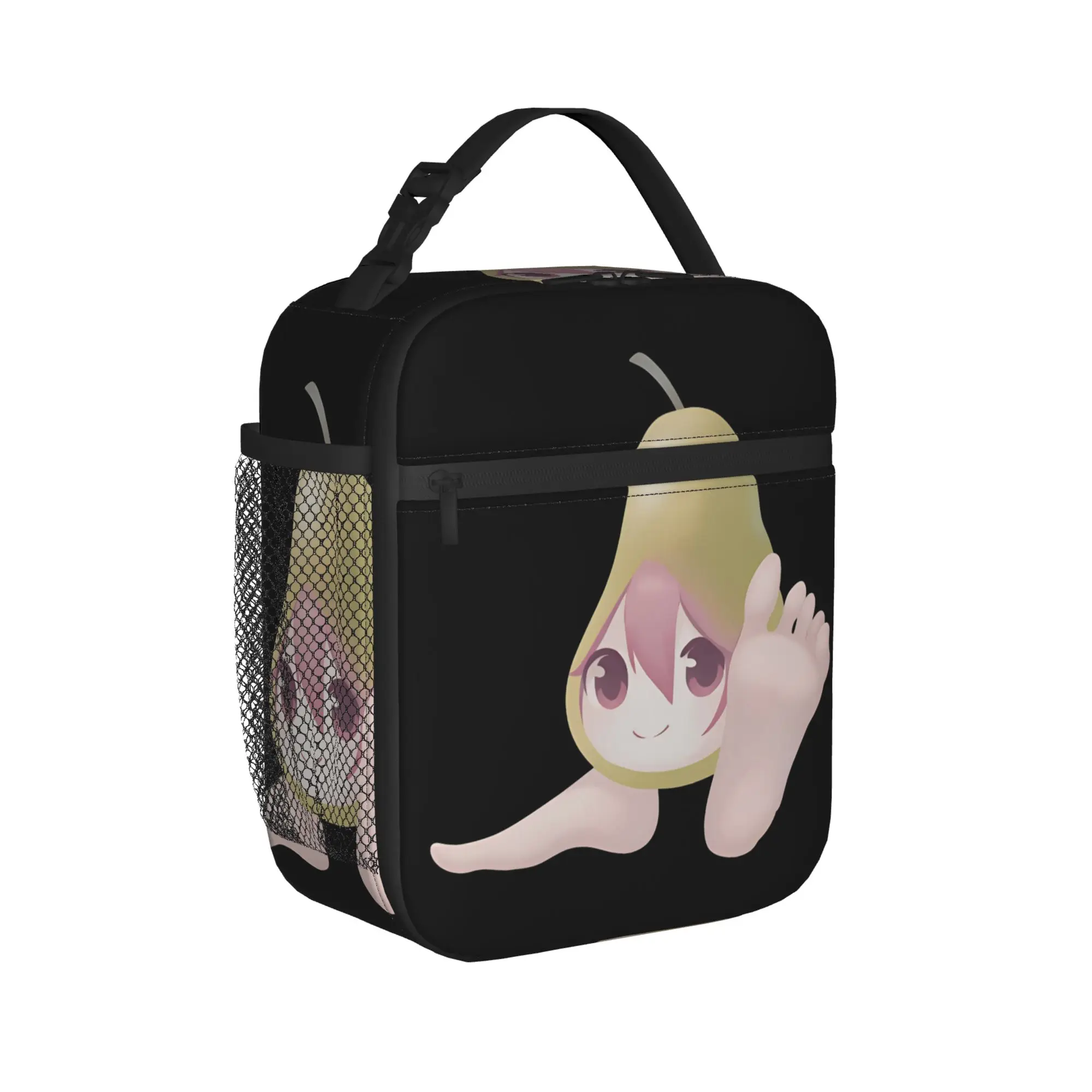 Kasane Teto Lunch Bag  Kawaii Lunch Box Outdoor Picnic Portable Insulated Thermal Lunch Bags For Child Oxford Custom Cooler Bag