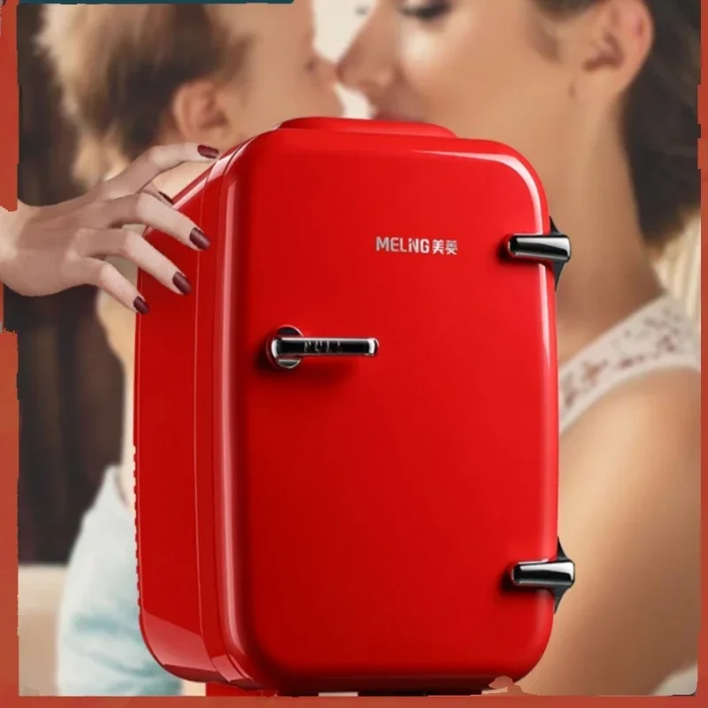 Refrigerador portátil para coche, Mini congelador de 8L para viajes, Picnic, exterior, 12V CC, refrigeración, Mini Refrigerador Frigoríficos Мини Х®дильник
