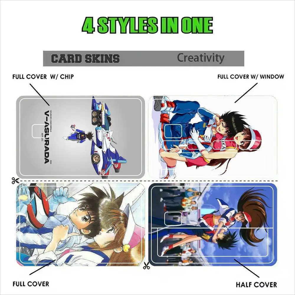 Future GPX Cyber Formula Sticker Film Tape Skin for Credit Card Debit Card Cartoon Waterproof