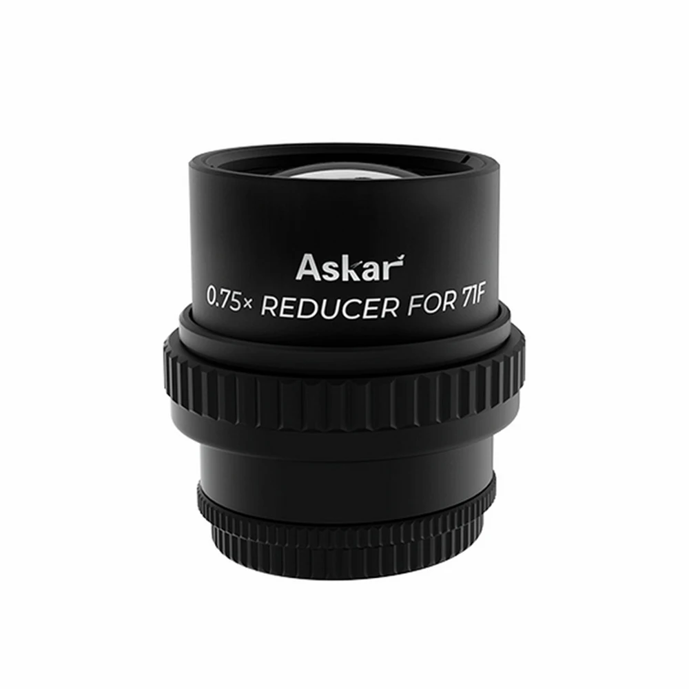

Оптический корректор Askar 71F 0.75x (3 элемента) для полнокадровых камер, 369 мм, 55 мм, F5.2, для астрофотографии глубокого космоса