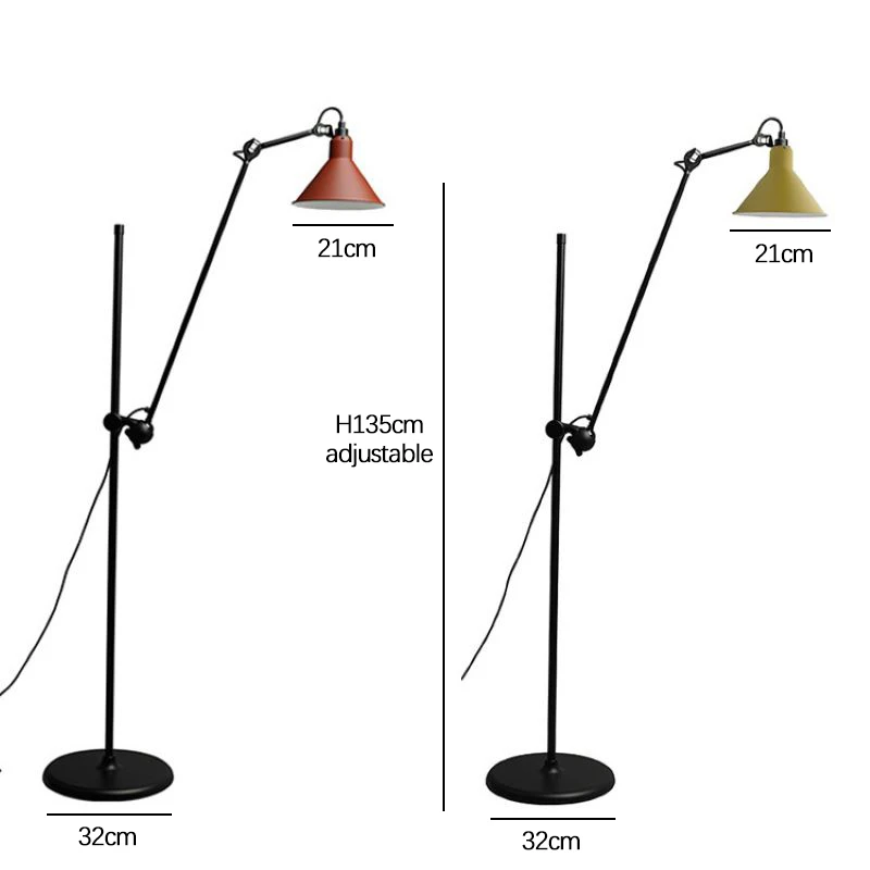 Imagem -06 - Lâmpadas de Mesa Rotativa Dobrável Lâmpada de Assoalho Nórdica para Cima e para Baixo Luz Led para Sala de Estar e Torta