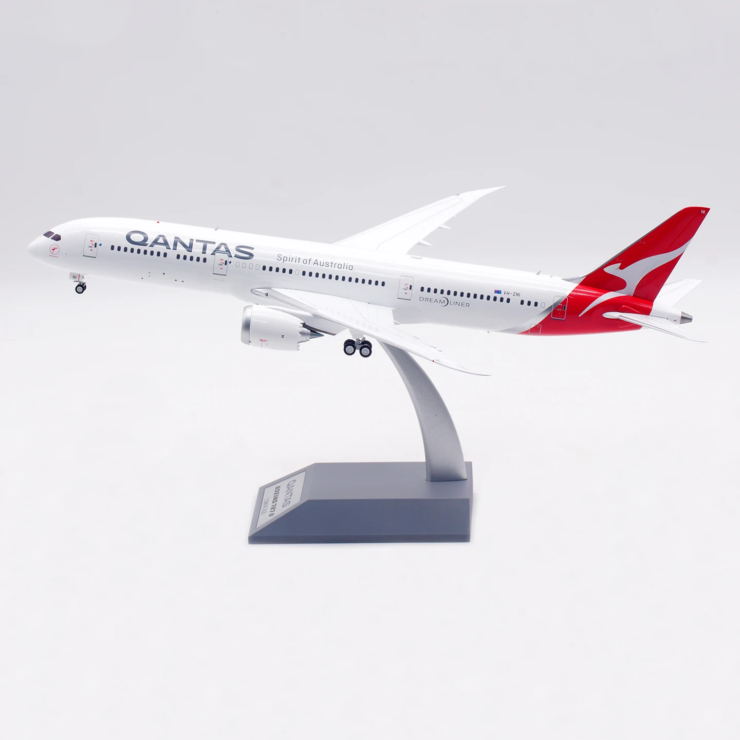 IF789QF0525 سبيكة تحصيل طائرة هدية الطيران 1:200 Qantas الخطوط الجوية بوينغ B787-9 دييكاست نموذج طائرة VH-ZNI #2