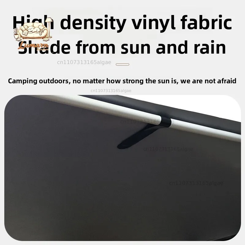 Car side tent, semi-automatic aluminum alloy hard shell awning, car side tent, canopy, car awning, outdoor sunscreen
