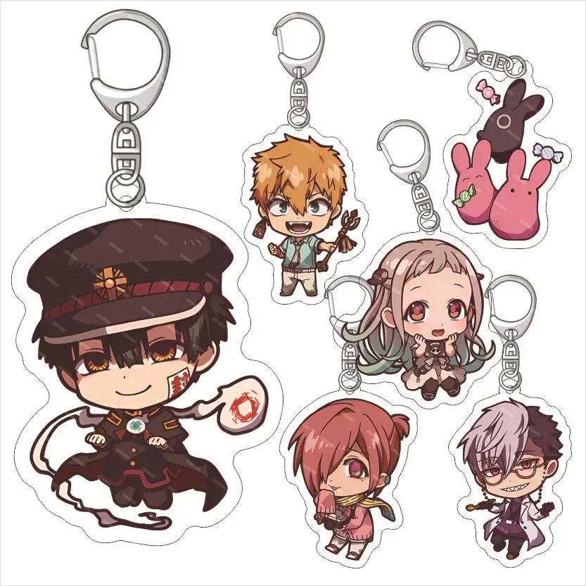 Hot Anime Toilet-bound Hanako-kun Acrylic Keychain Cute Mitsuba Yashiro Nene Hanako-kun Keychain Keyring Hanging Accessories