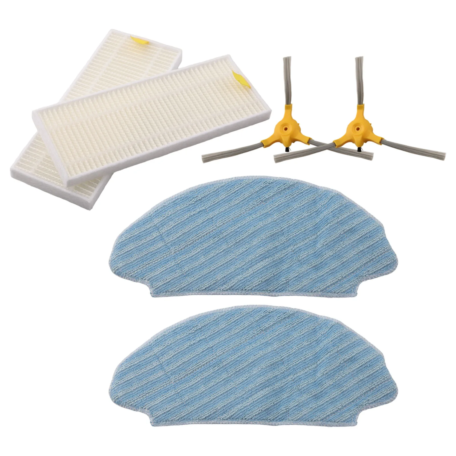 Side Brush Filter Mop Cloth Set For MEDION MD 20041 For S12 SW MD 19601 Robot Vacuum Cleaner Deep Corner Cleaning Replacement