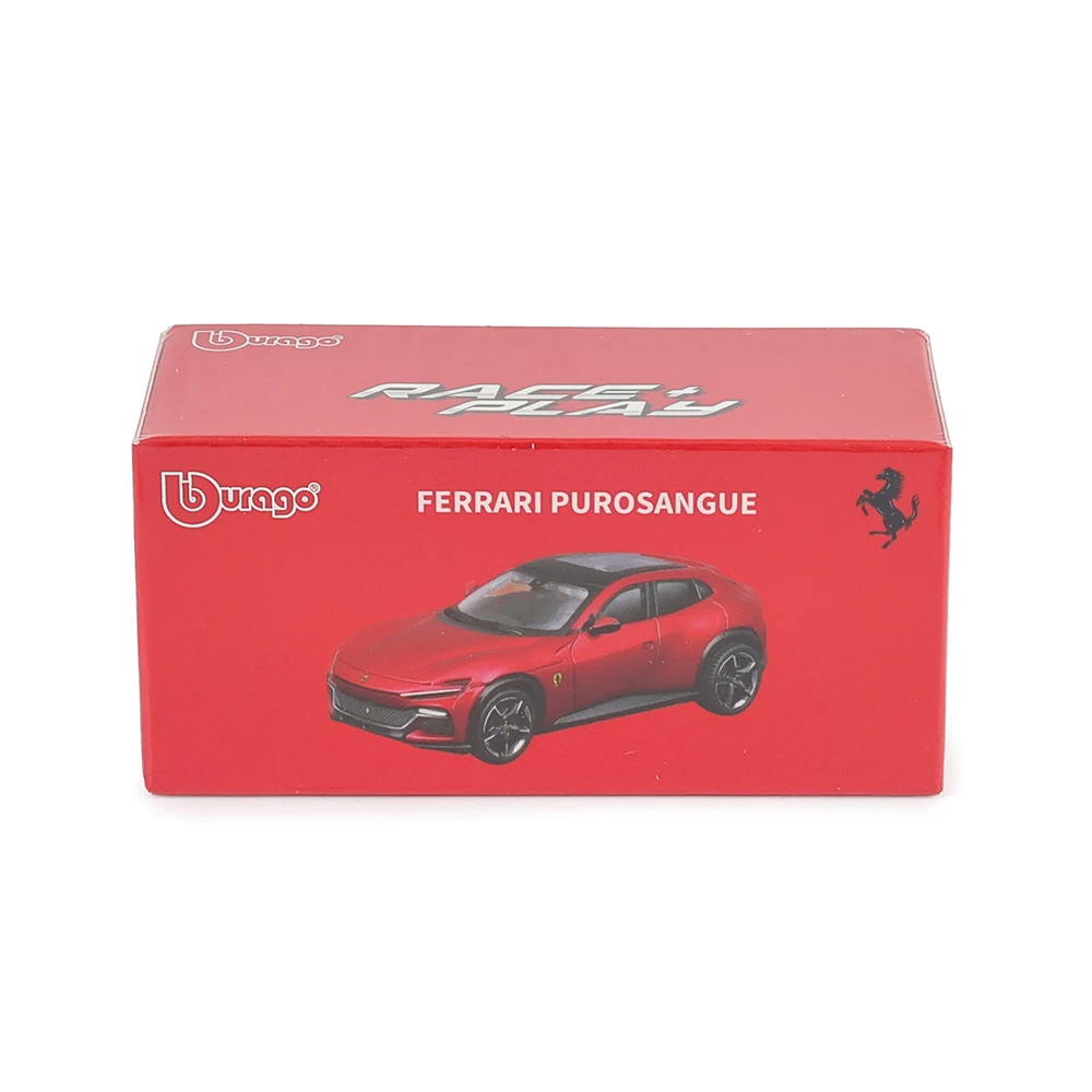 Bburago 1:64 FERRARI Purosangue 296 GTB ASSETTO FIORANO car model series children's Christmas boy gift toys view 6