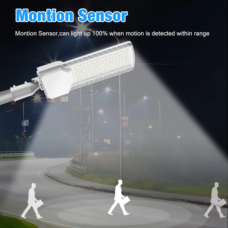 Street lamp ETL certification 60W 150W 200W LED shoe box lamp post decorative light control street lamp