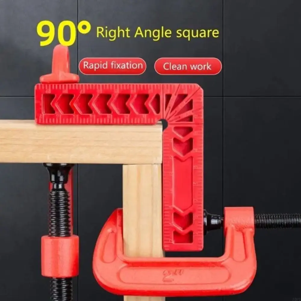 

Square Right Angle Woodworking Positioning Ruler L-Shaped 90 Degrees Right Angle Positioning Clamp Crafted Auxiliary Fixture