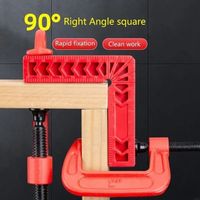 Square Right Angle Woodworking Positioning Ruler L-Shaped 90 Degrees Right Angle Positioning Clamp Crafted Auxiliary Fixture