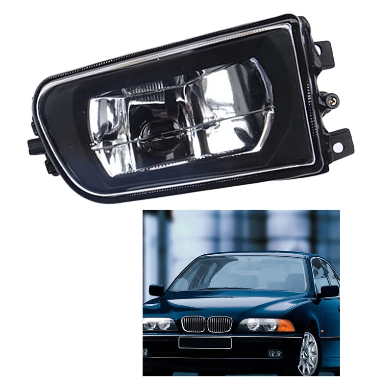 

63178360576 Front Right Bumper Fog Light Housing Driving Running Lamp Shell Cover Fit for BMW E39 5-Series Z3 1997 1998-2000